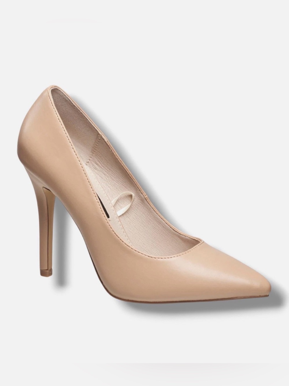 French Connection Women's Nude Pointed-Toe Stiletto Pump Size 8.5
